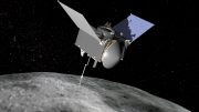 OSIRIS-REx Spacecraft Extending Sampling Arm