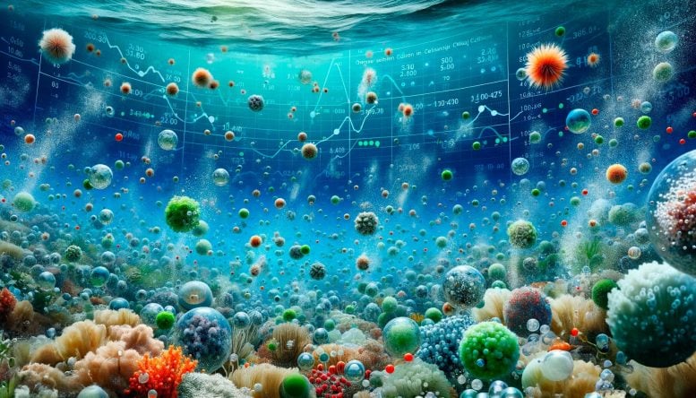 Ocean Carbon Art Concept