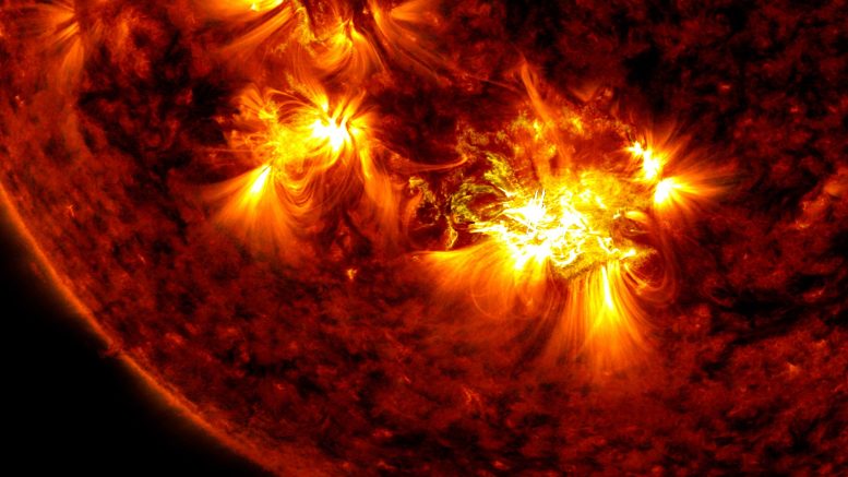 In October 2021, a solar flare of class X