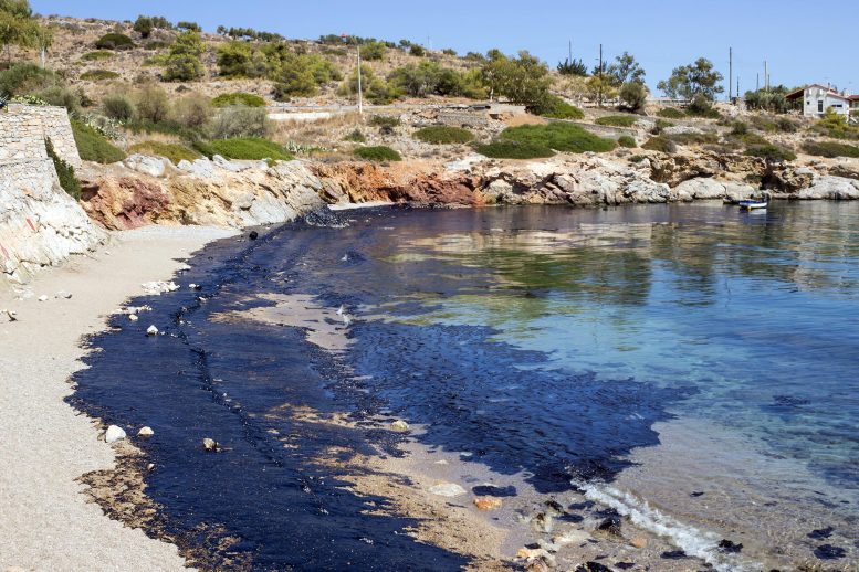Oil Spill Beach