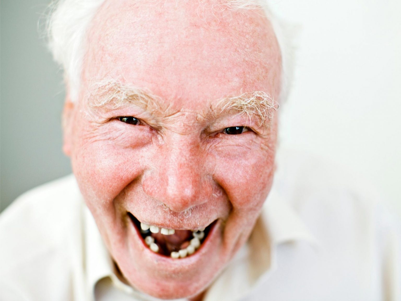 Old Man Missing Teeth.