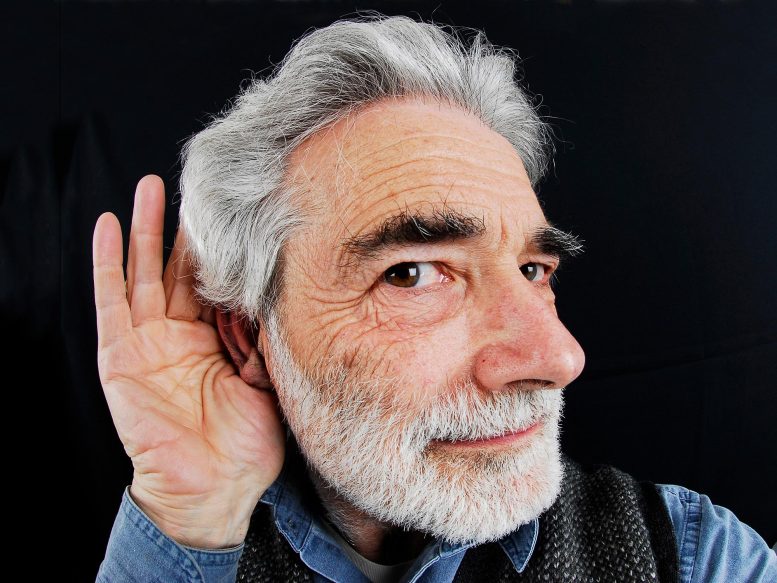 Older Man Hard of Hearing