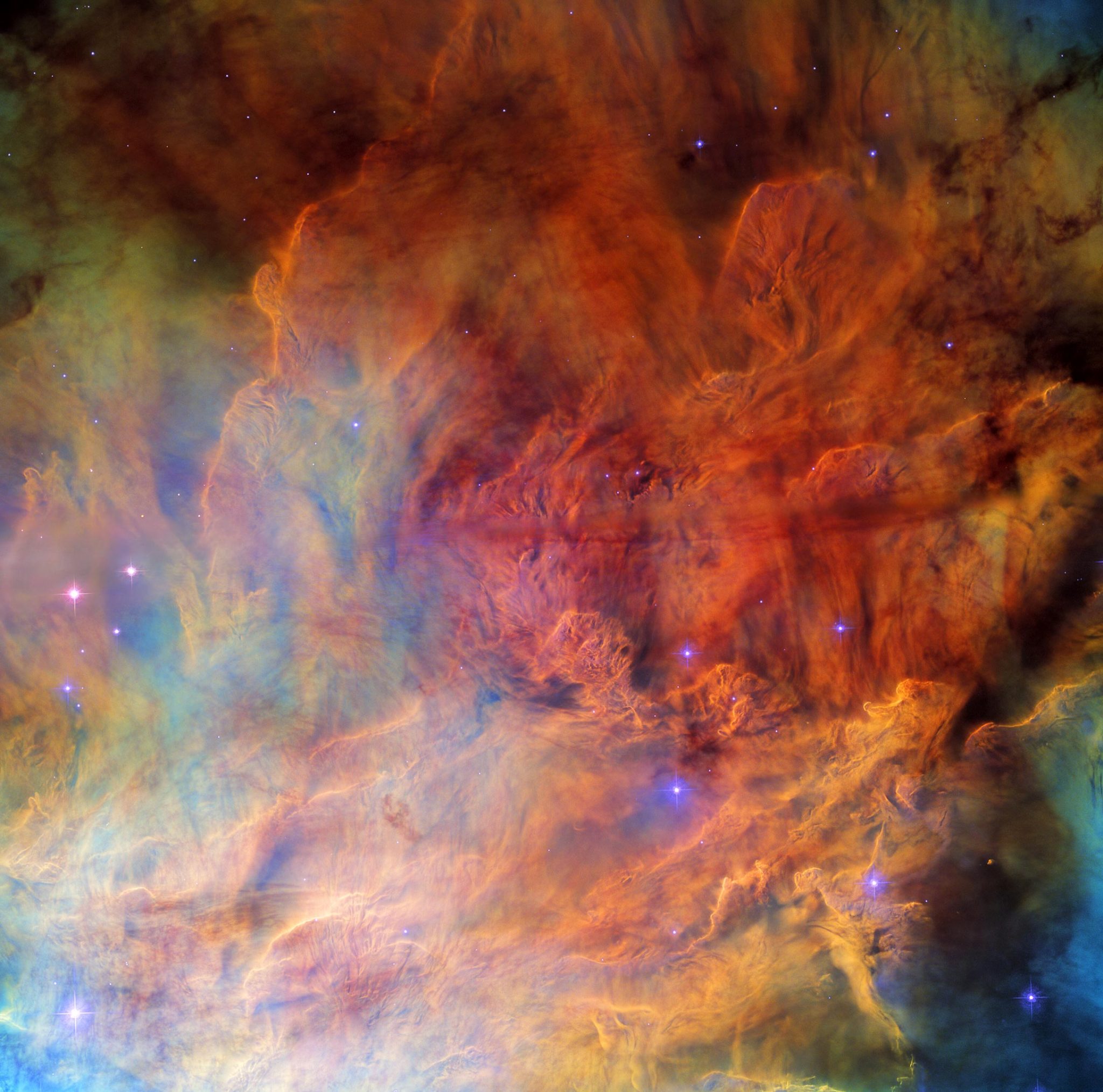 Hubble descubre una cortina de humo cósmica gigante