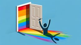 Opening Door Coming Out Gay