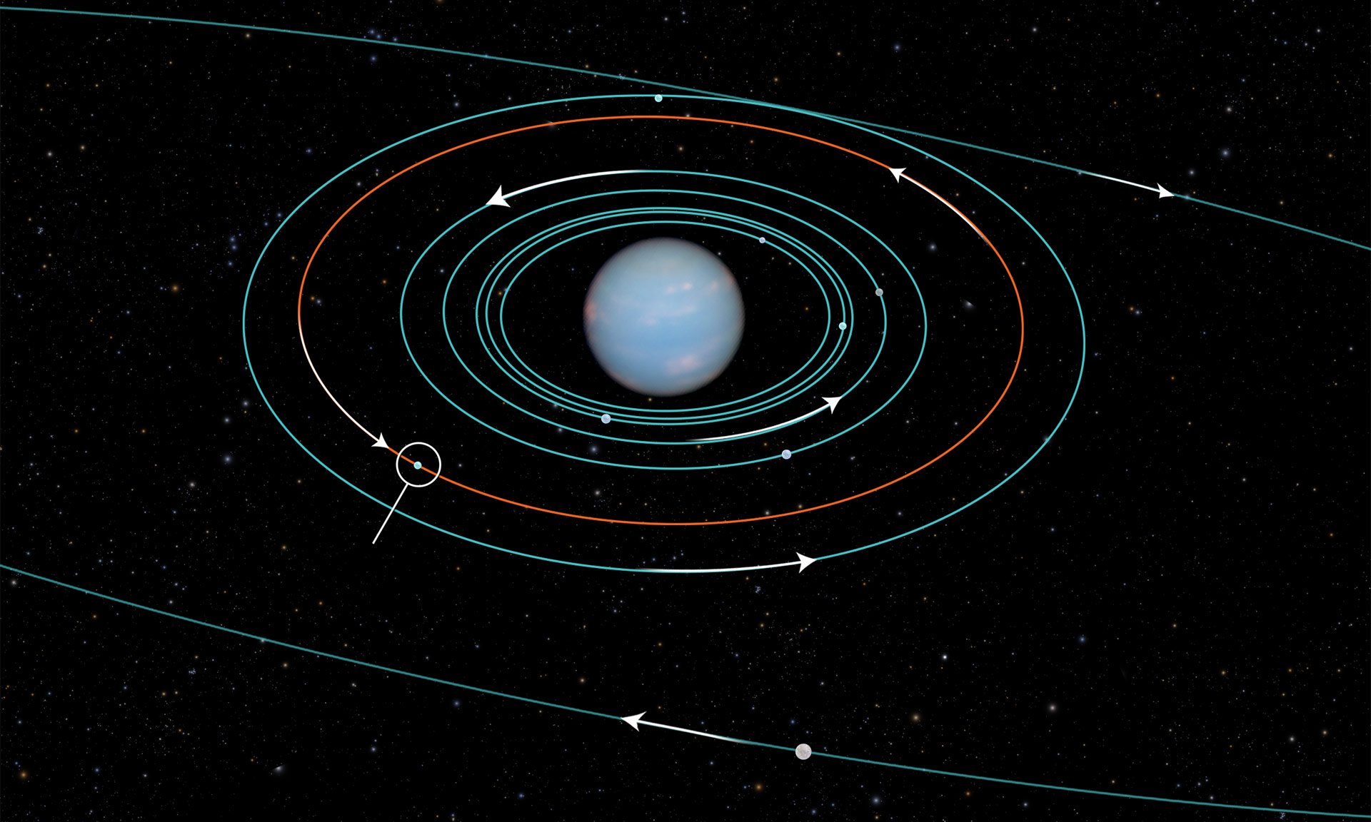 Hubble Data Reveals a New Neptune Moon