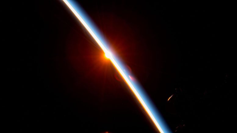 Orbital Sunset Over Argentina ISS
