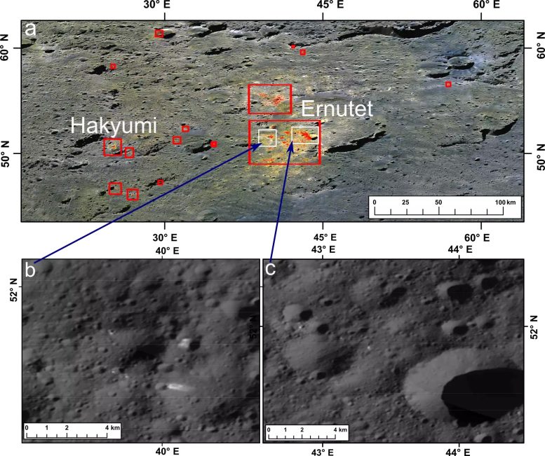 Organic Material Near Ernutet Crater Ceres