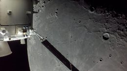 Orion Approaches Moon for Return Powered Flyby