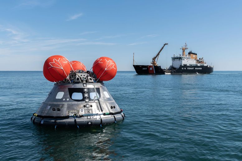 Orion Crew Module Uprighting System Testing