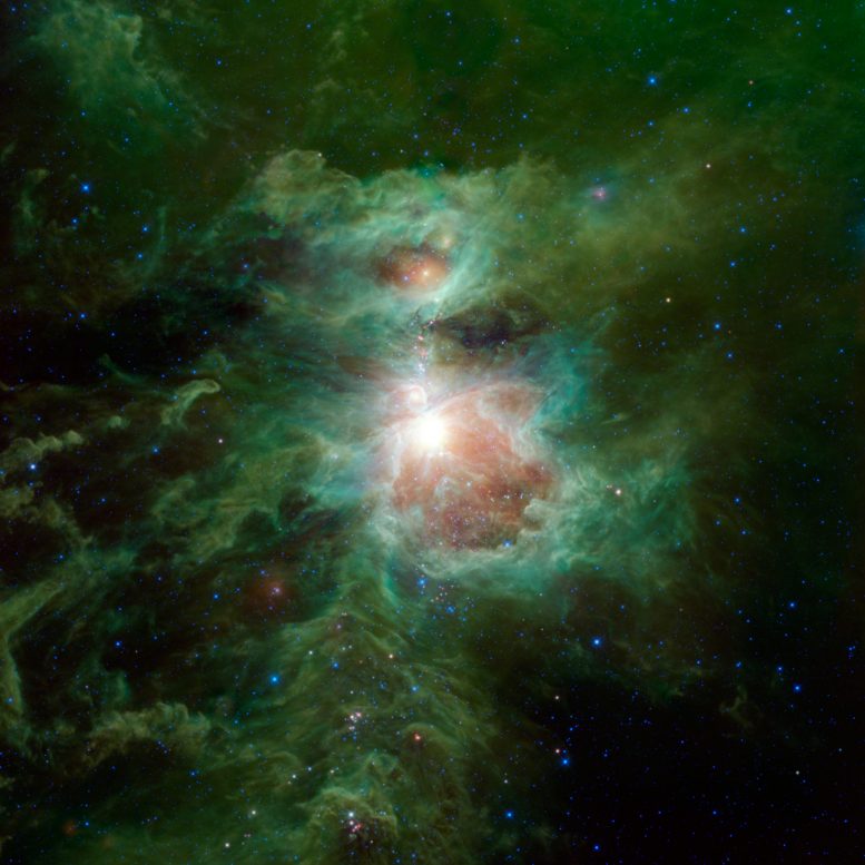 Orion Nebula Viewed by WISE
