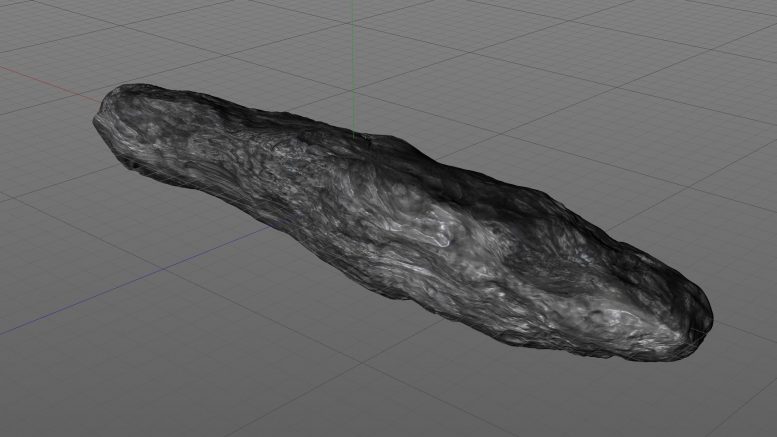 Oumuamua 3D Model