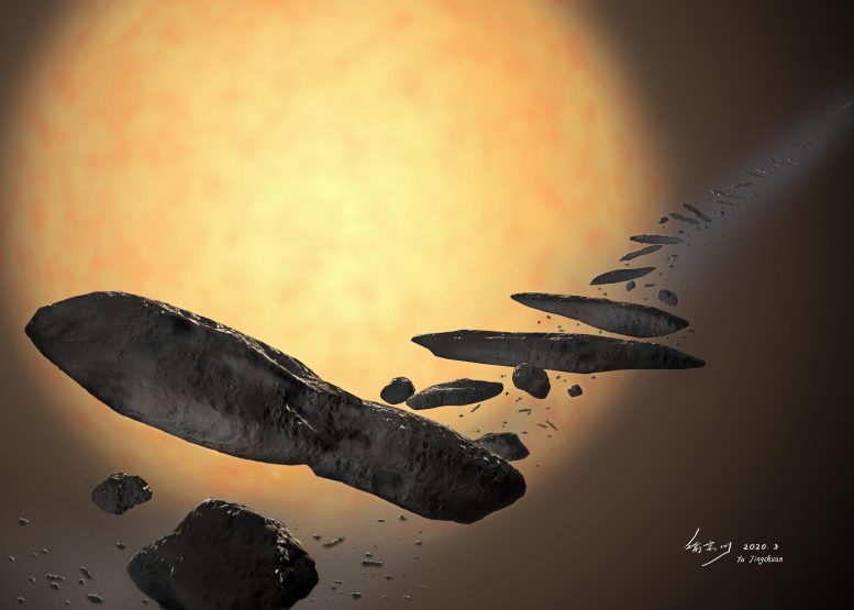 Oumuamua Formation