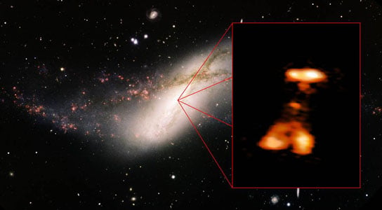 Outburst in galaxy NGC 660 Surprises Astronomers