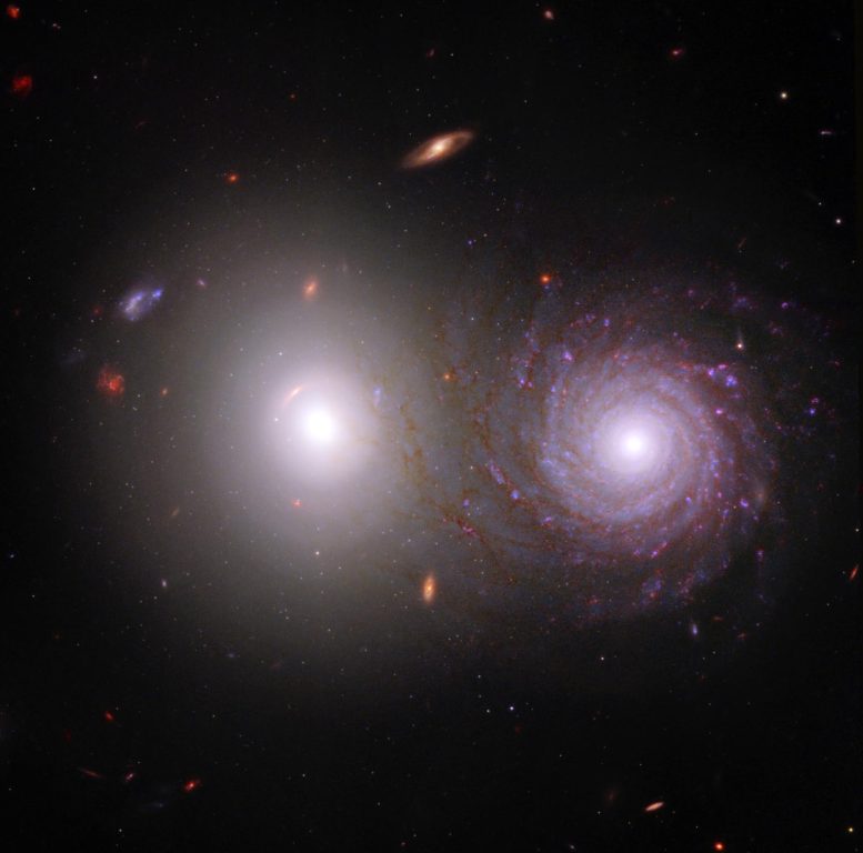 Overlapping Galaxies VV 191