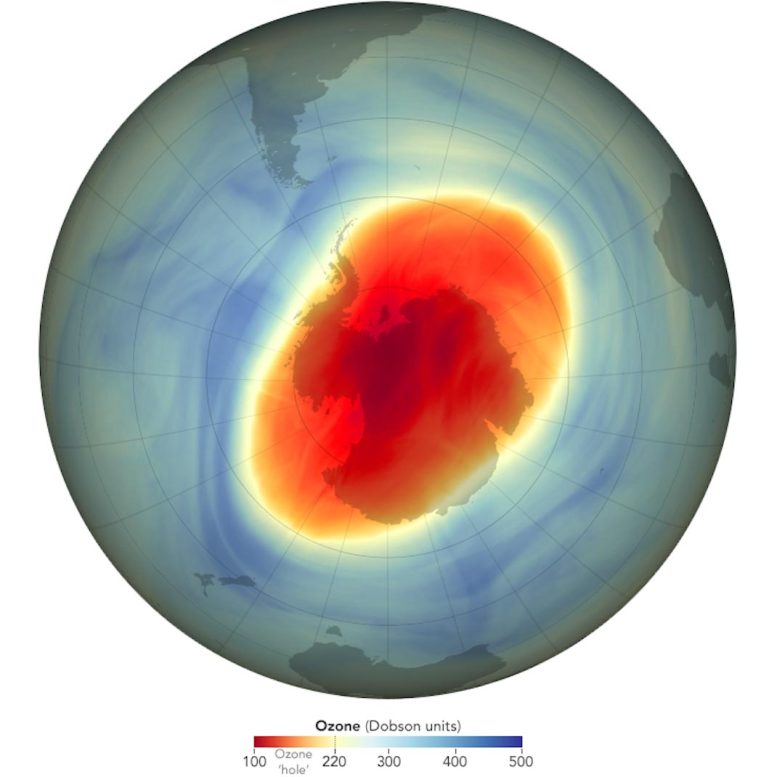 Ozone Hole October 2022