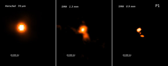 P1 Star Forming Region in the Snake Nebula