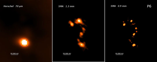 P6 Star Forming Region in the Snake Nebula