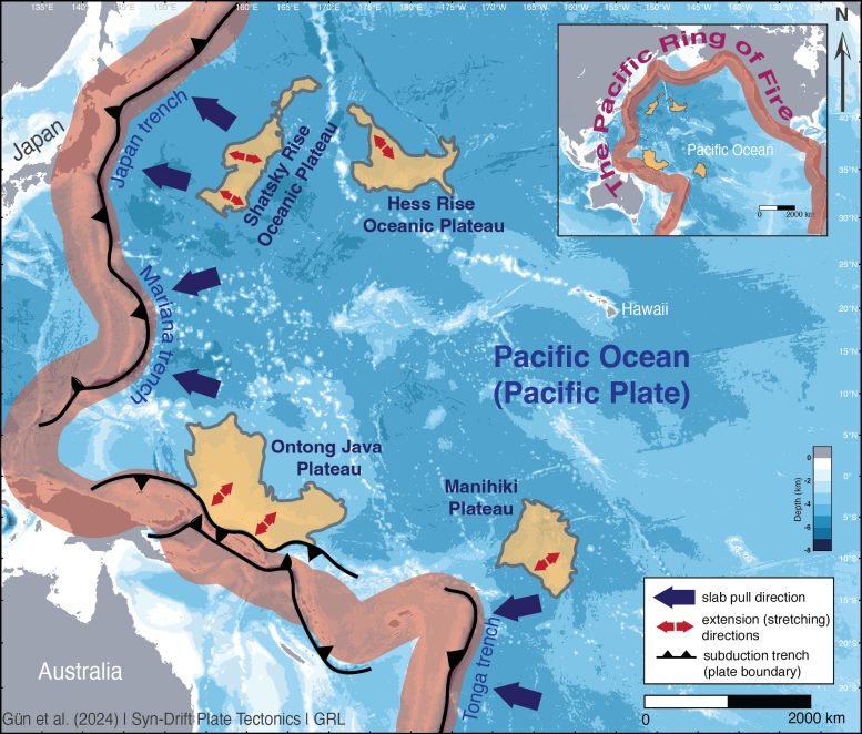 Pacific Plate Tectonics Map