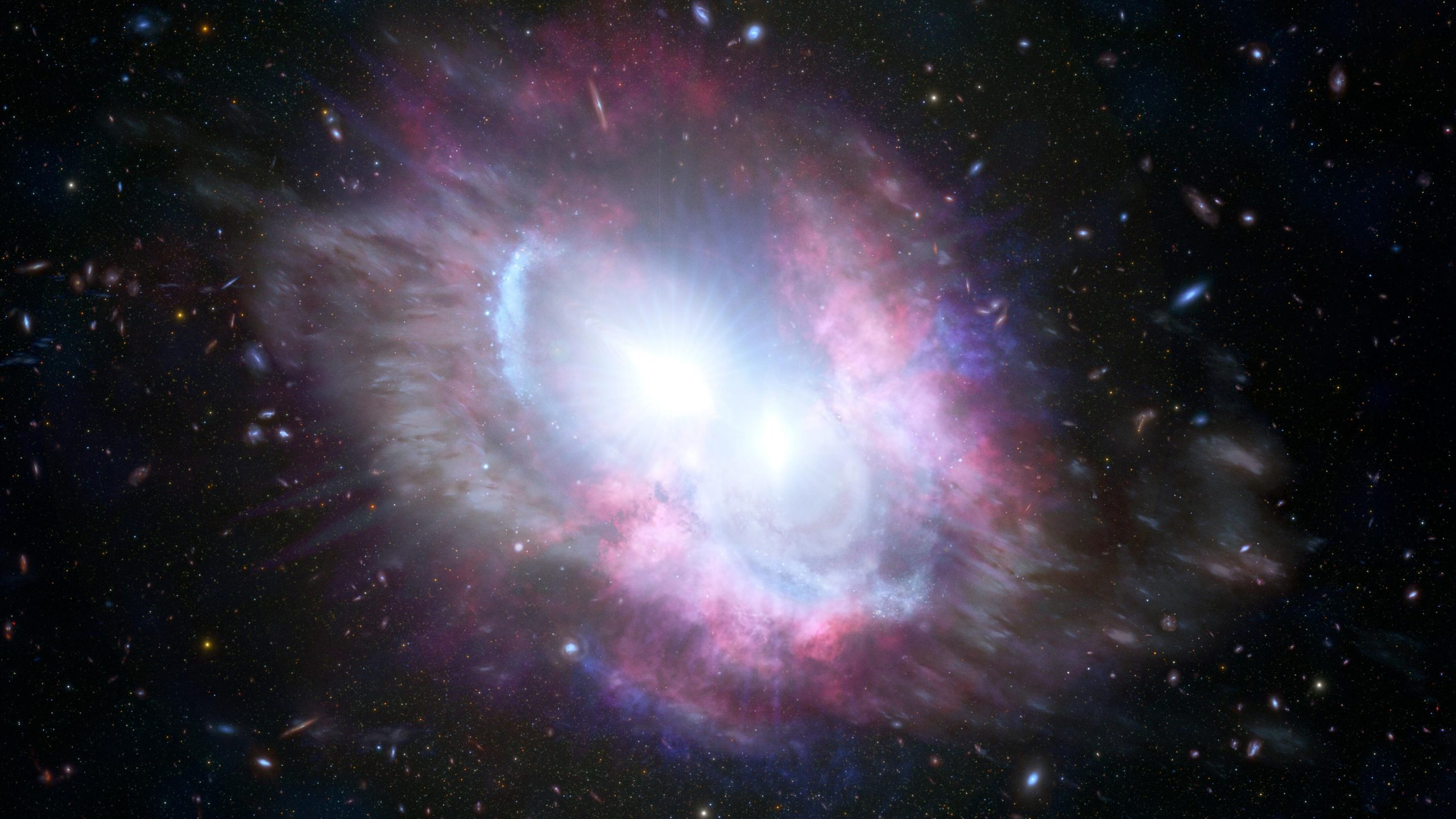 Photo of Jumeaux de quasar brillants dans « Cosmic One »