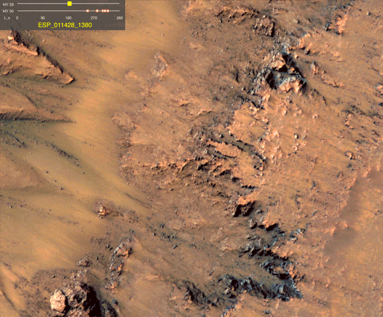 Palikir Crater on Mars
