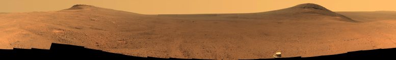 Panorama Above 'Perseverance Valley' on Mars