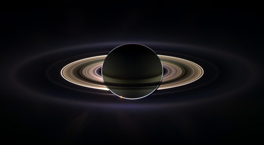 Panoramic View of the Saturn System