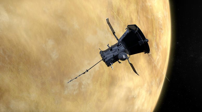 Parker Solar Probe Passing Venus
