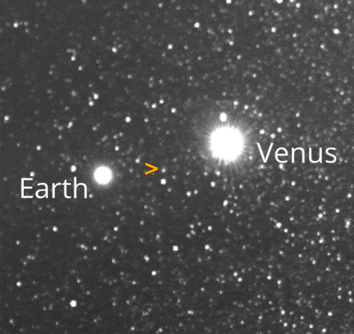 Vista de Parker Solar Probe del cometa Leonard