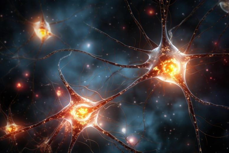 Parkinson's Glowing Neuron