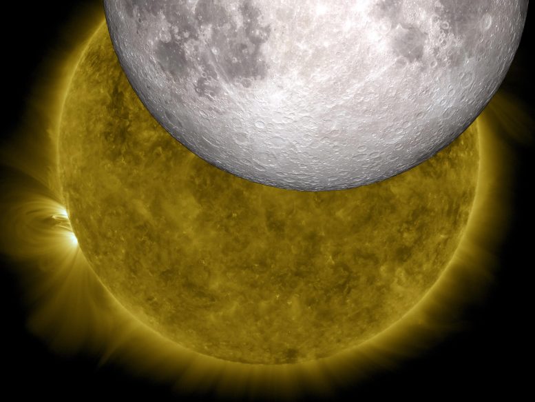 Partial Solar Eclipse Composite Image
