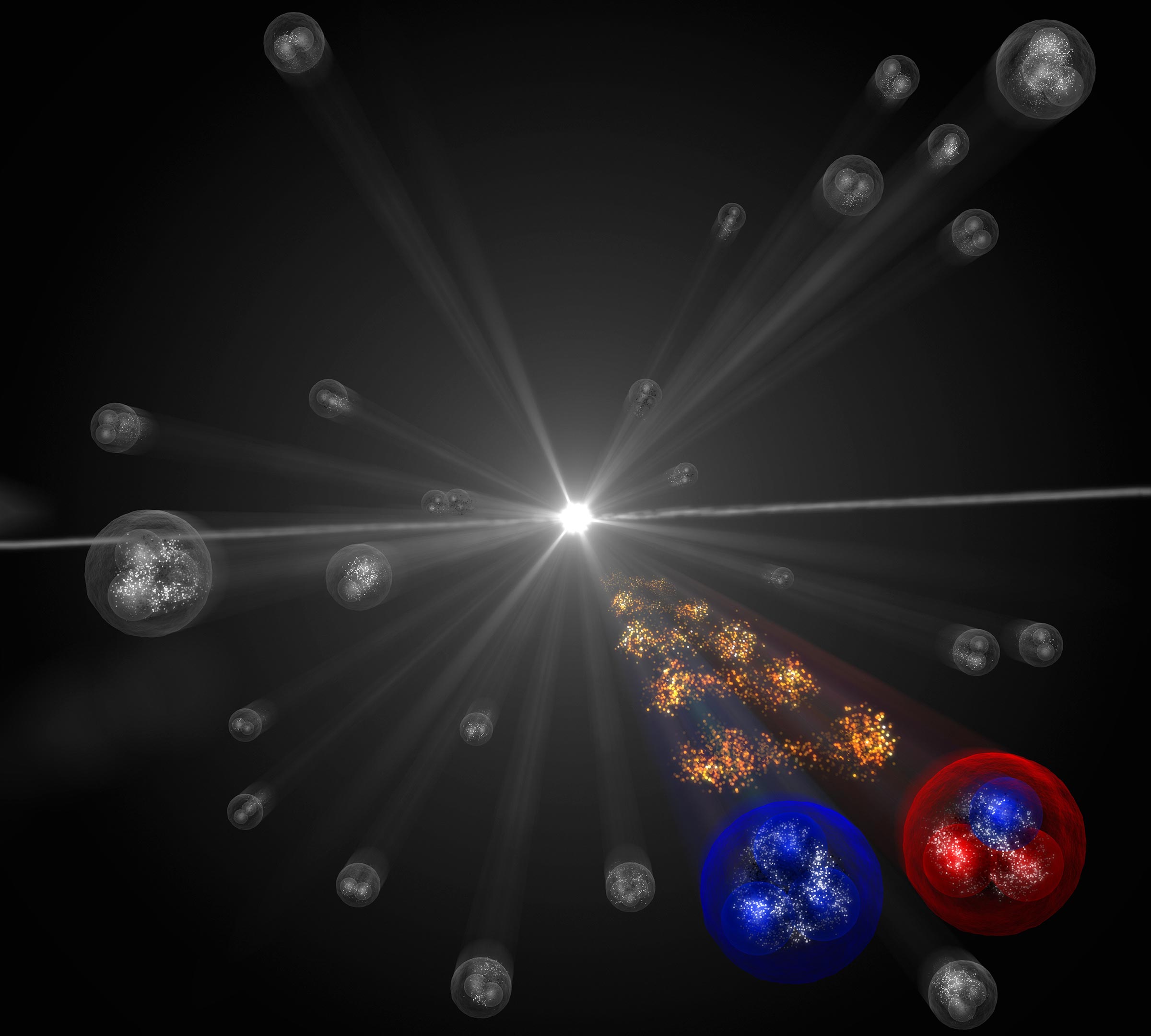 Breakthrough in Nuclear Physics: Strong Interaction Between Stable and  Unstable Particles