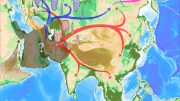 Peopling of Eurasia Through Repeated Waves of Expansion