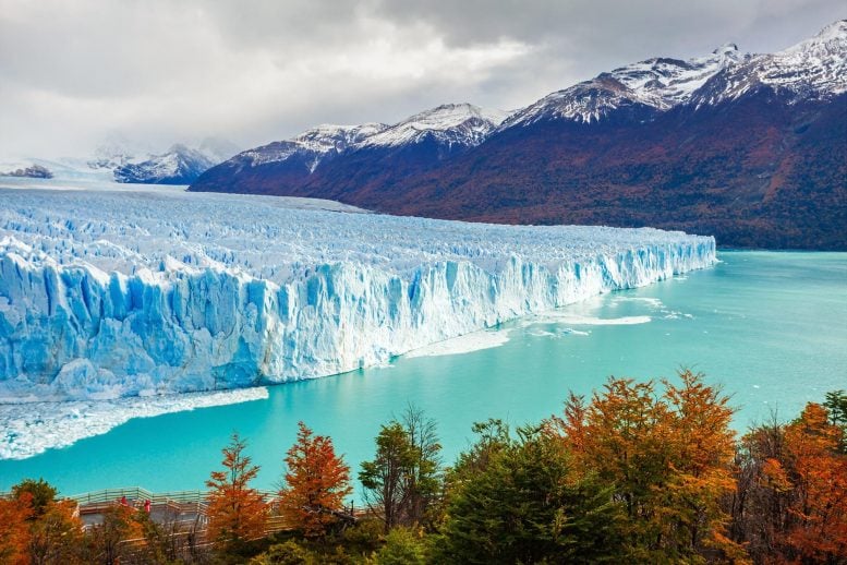 Andy na lodowcu Perito Moreno