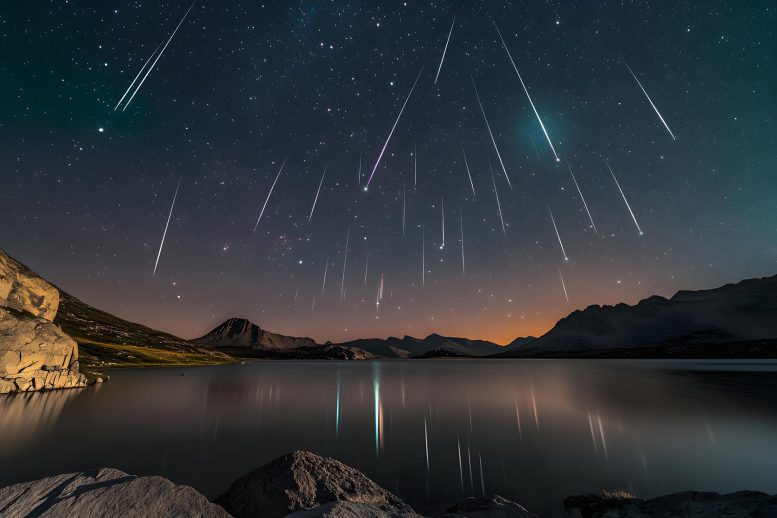 Perseids Meteor Shower Milky Way