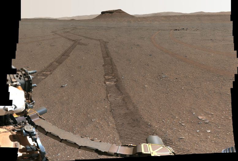 Perseverance Enhanced Color Portrait of Mars Sample Depot