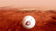 Perseverance Guides Itself Towards Mars Surface