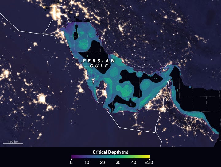 Persian Gulf Artificial Light Annotated