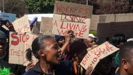Persistent Solidarity Forum Worker Protest