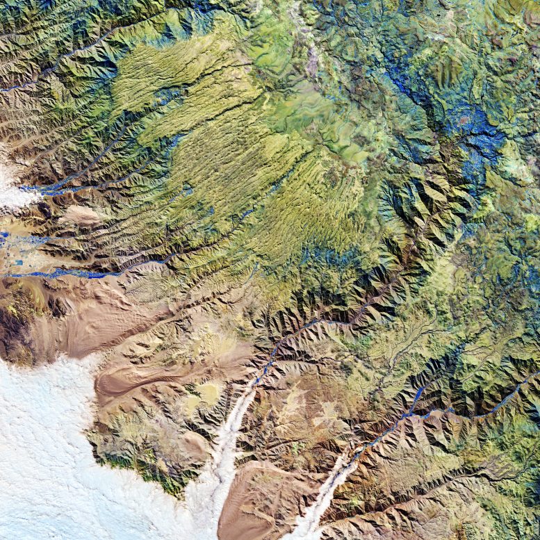 Peruvian Andes From Space
