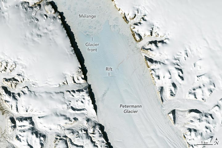 Petermann Glacier Annotated