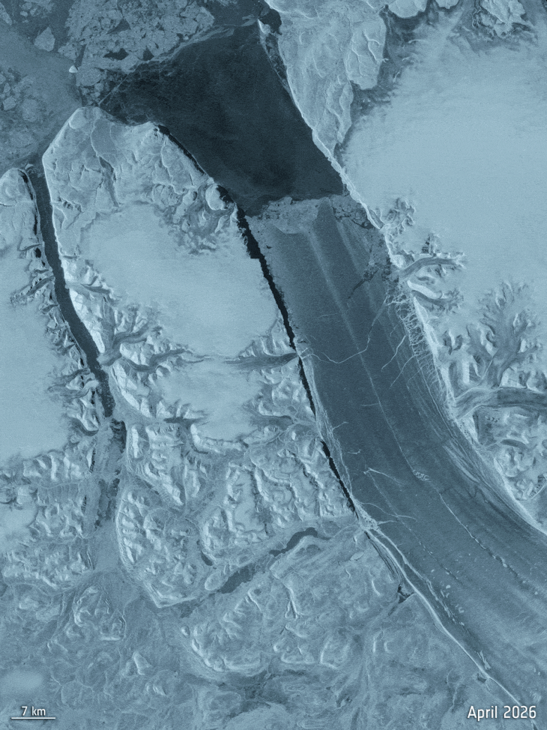 Petermann Ice Tongue Animation