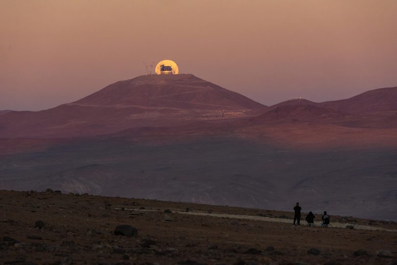 Photographers Capture Full Moon Rises Behind ELT