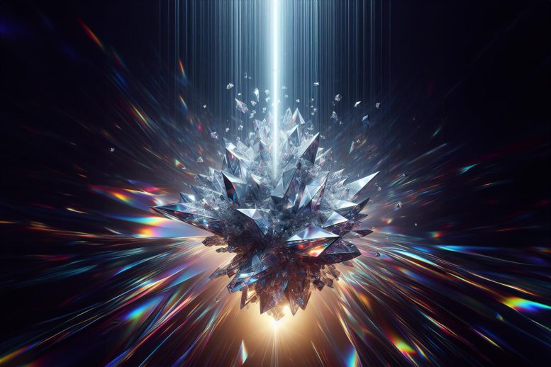 Physics Crystals Light Art Concept