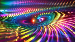 Physics Light Magnetism Art Concept
