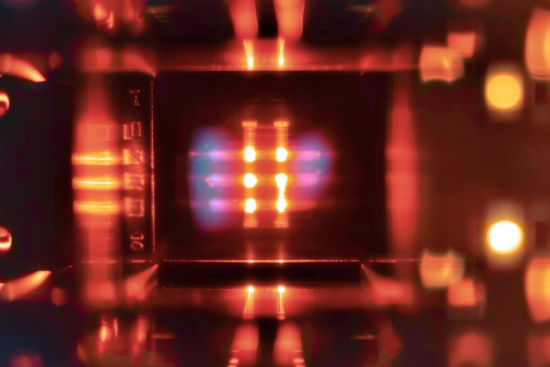 Physics Quantum Dots Light Art Concept