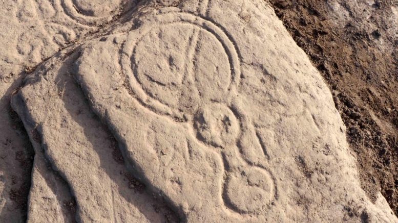 Pictish Symbol Stone Carving