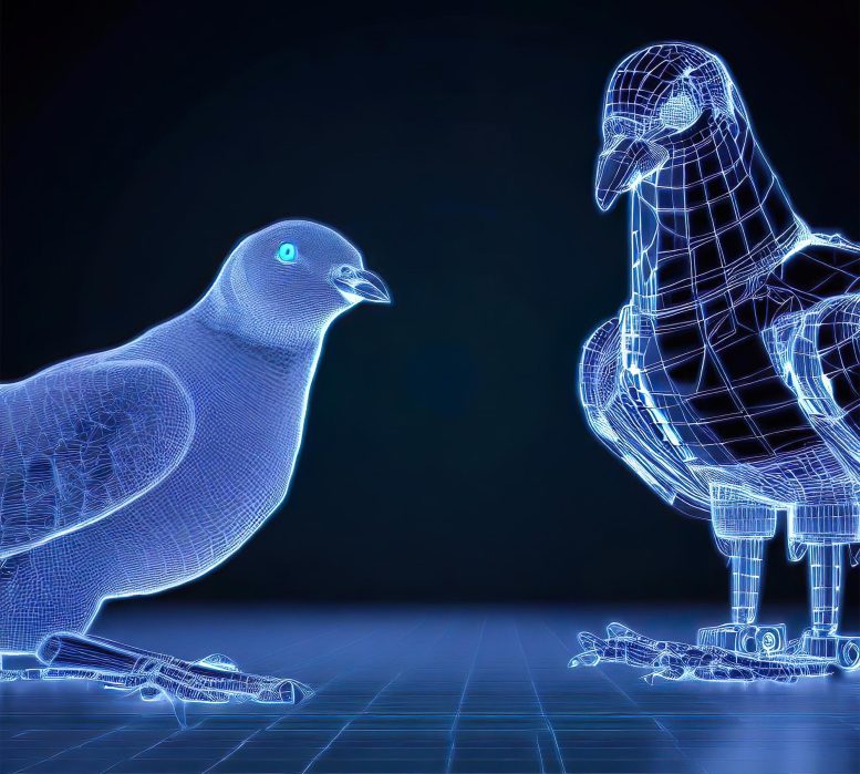 Pigeon AI Technology Concept