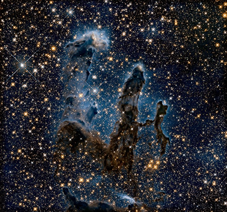 Pillars of Creation Hubble Infrared