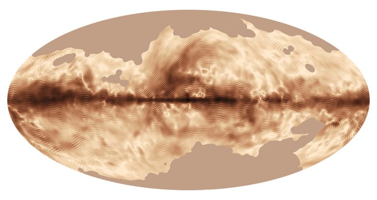 Planck Space Telescope Reveals the Magnetic Field Lines of Our Milky Way Galaxy