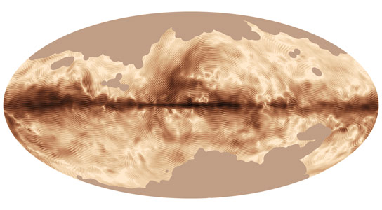 Planck Space Telescope Reveals the Magnetic Field Lines of the Milky Way